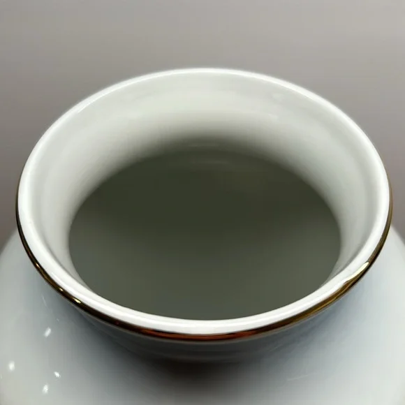 Vintage Blue Iris Elizabeth King Brownd Otagari Ceramic Vase Made In Japan - Picture 3 of 10